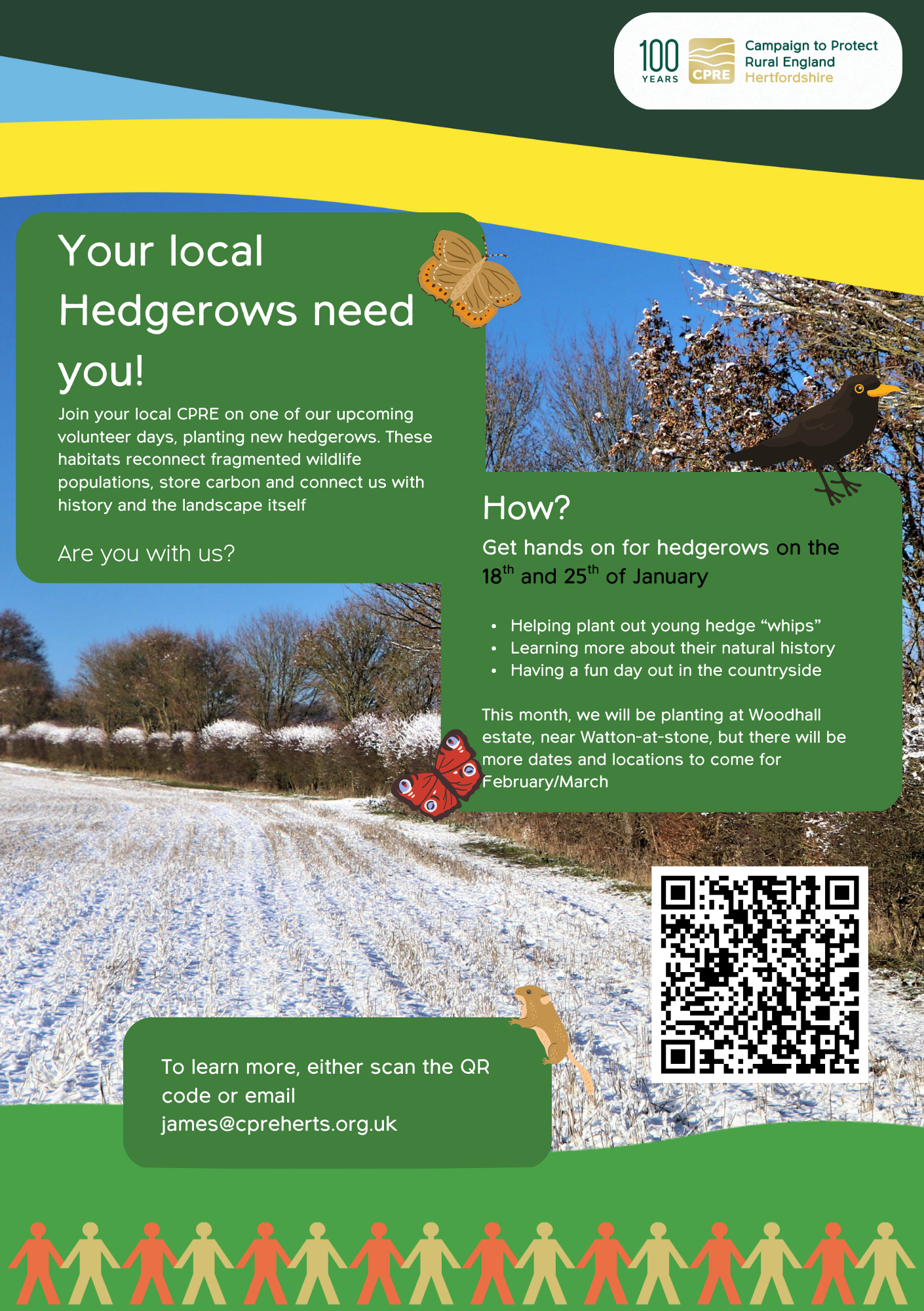 Hedgerow Heros poster Hedgerow Heros poster